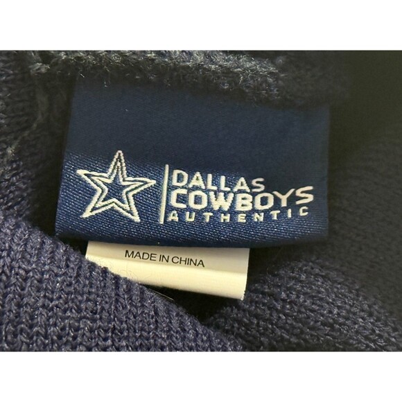 Dallas Cowboys Blue Winter Beanie Hat Cap One Size - Picture 3 of 5